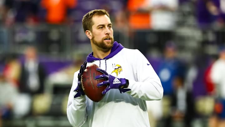 Adam Thielen Leads Group of Vikings Receivers Working Out Together
