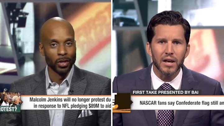 Bomani Jones Takes Will Cain to School in Debate Over Bubba Wallace Incident