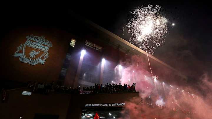 Watch: The Best Liverpool Fan, Player Reactions to Clinching the Premier League Title