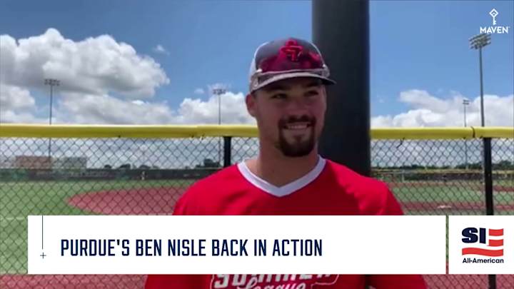 Purdue's Ben Nisle Thrilled to be Playing Baseball Again
