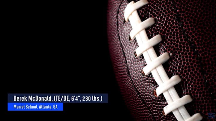 SI All-American Candidate Derek McDonald Highlights and Evaluation SI All-American Candidate Derek McDonald Highlights and Evaluation