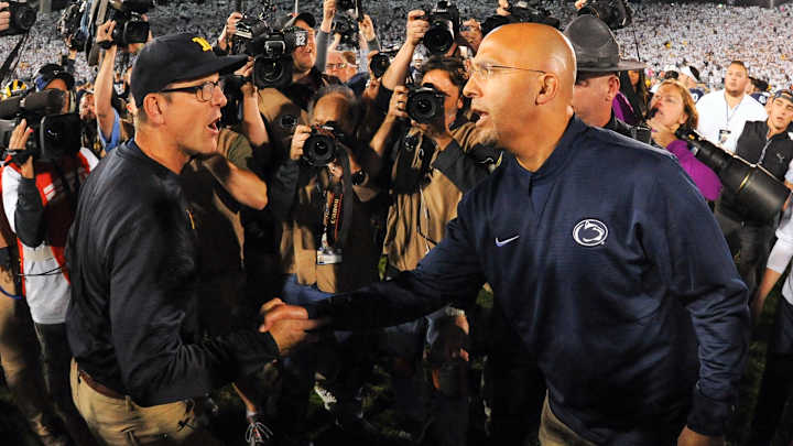 The Great Jim Harbaugh-James Franklin Debate