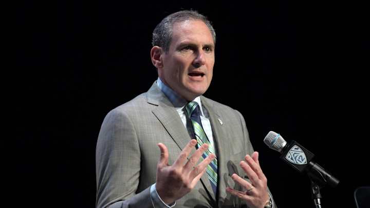 Larry Scott: Chances of college football taking place now 'more perilous'