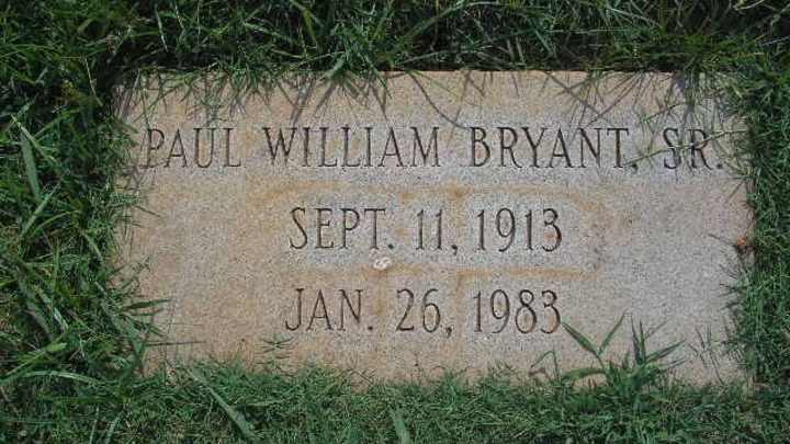 Daily Dose of Crimson Tide: The Beginning and the End For Paul W. "Bear" Bryant