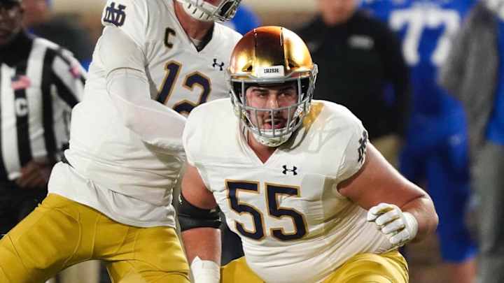 Notre Dame Center Jarrett Patterson Ready For A Breakout Season