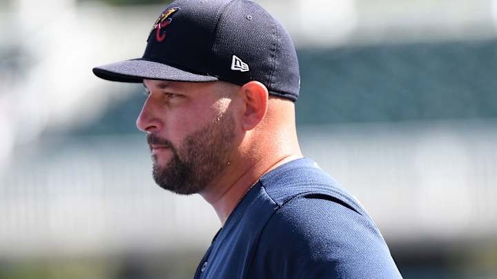 Braves' candidates to play first base in case Freeman can't go Braves' candidates to play first base in case Freeman can't go