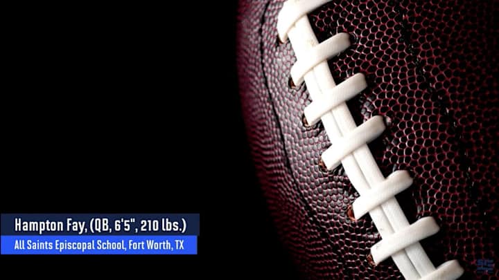 SI All-American Candidate Hampton Fay Highlights and Evaluation