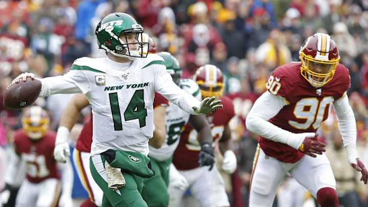 New York Jets quarterback Sam Darnold & the impact of Patrick Mahomes' contract