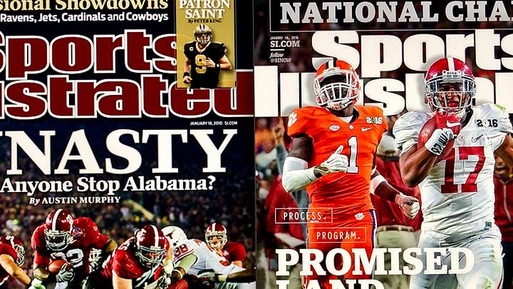 Alabama SI Cover Tournament Semifinal: Dynasty vs. Promised Land Alabama SI Cover Tournament Semifinal: Dynasty vs. Promised Land