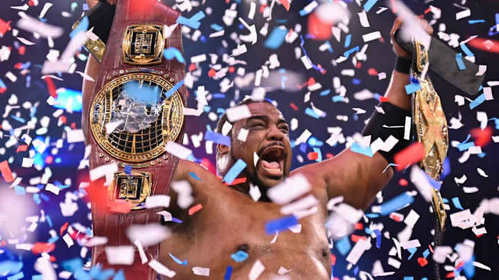 Keith Lee Basks in the Glory of His Dual-Championship Victory