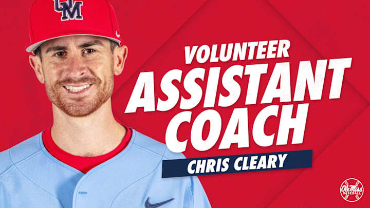 Ole Miss Baseball Elevates Chris Cleary to Volunteer Assistant Coach