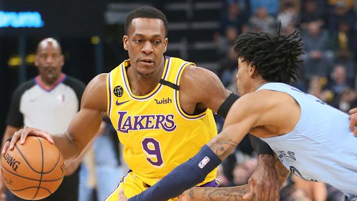 Rajon Rondo Is Inactive For Game 2 Of The Lakers' First-Round Playoff Series Against Portland