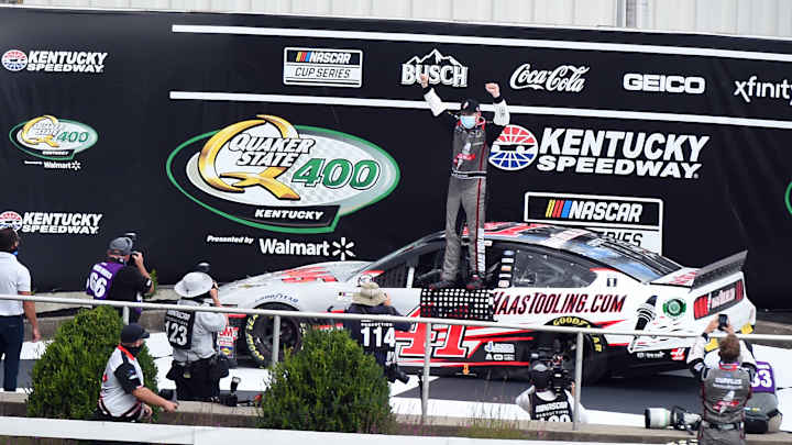 NASCAR Cup Rookie Cole Custer Wins in Upset at Kentucky