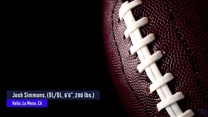 SI All-American Candidate Josh Simmons Highlights and Evaluation