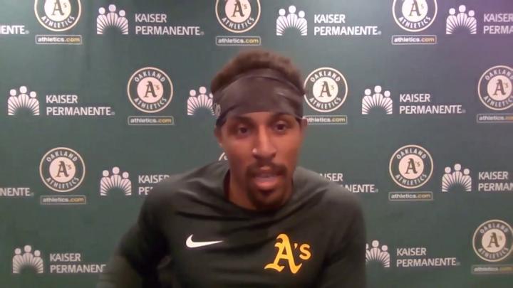 Athletics' Kemp Keeping the Joy in Playing Baseball