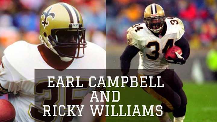 Former Saints, Ricky Williams and Earl Campbell honored by University of Texas