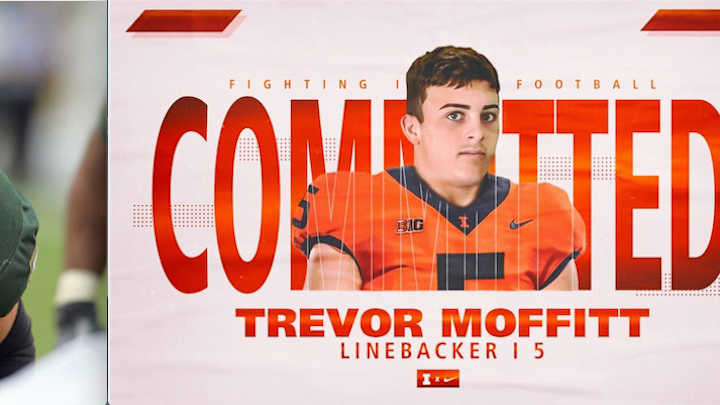Illini LB commit Trevor Moffitt Growing Out of Dad’s Football Shadow