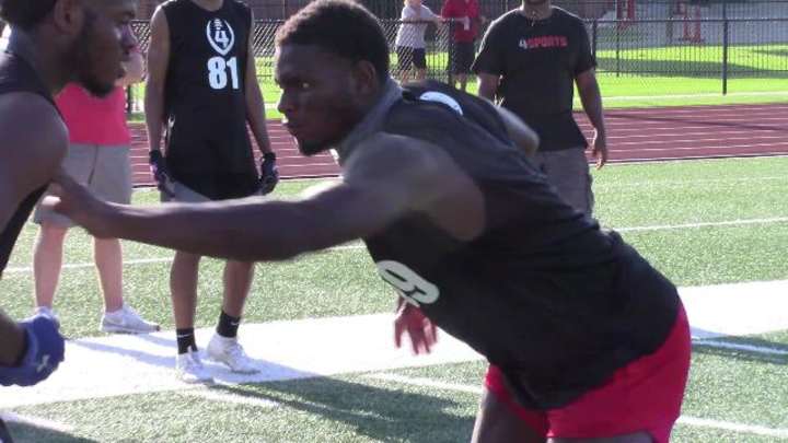 Donovan Stephens Still Considering Cowboys and was One of the Top Defenders at i4Football Showcase