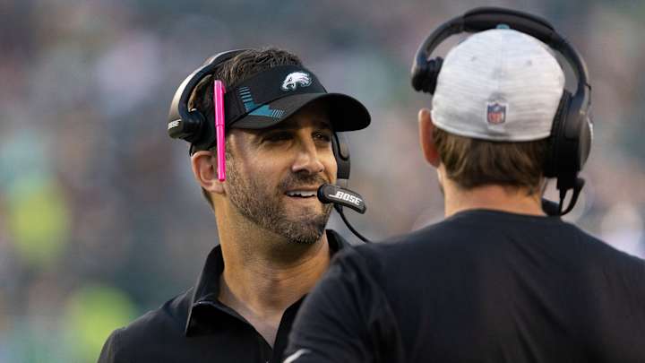 Eagles Coach Nick Sirianni Rocked Iverson Shirt Before 49ers Matchup Eagles Coach Nick Sirianni Rocked Iverson Shirt Before 49ers Matchup