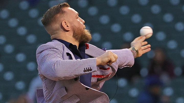 Conor McGregor Delivers an All-Time Bad First Pitch at Wrigley Field Conor McGregor Delivers an All-Time Bad First Pitch at Wrigley Field