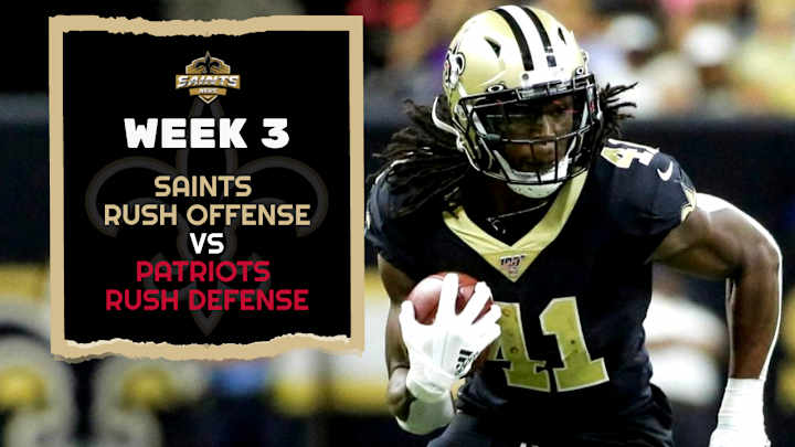 Saints Rushing Attack vs. Patriots Run Defense