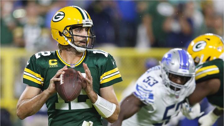 Rodgers Wasted No Time in Carving Up Lions