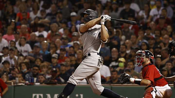 Giancarlo Stanton's Grand Slam Powers Yankees Past Red Sox Giancarlo Stanton's Grand Slam Powers Yankees Past Red Sox