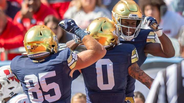 Notre Dame Depth Chart vs Cincinnati