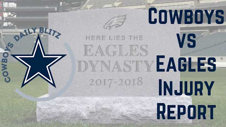 Listen: Cowboys vs. Eagles, Monday Night Football Final Injury Report