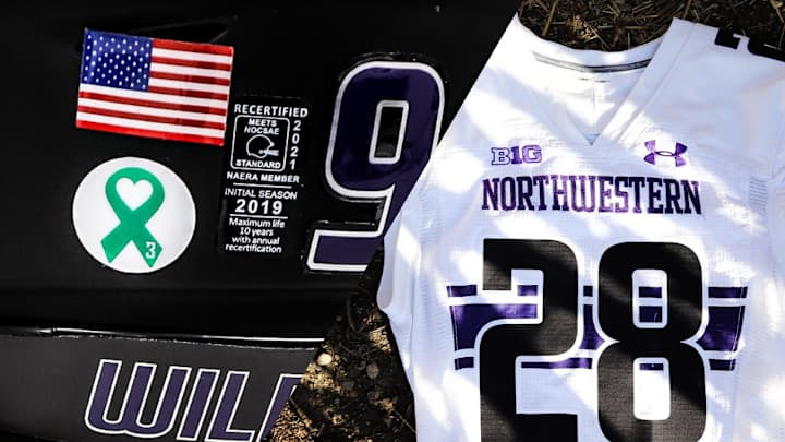 Northwestern to Wear White Jerseys, Hilinski's Hope Decals Against Nebraska