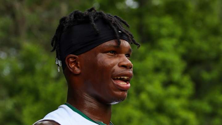 Travis Hunter in Attendance for Georgia-Arkansas