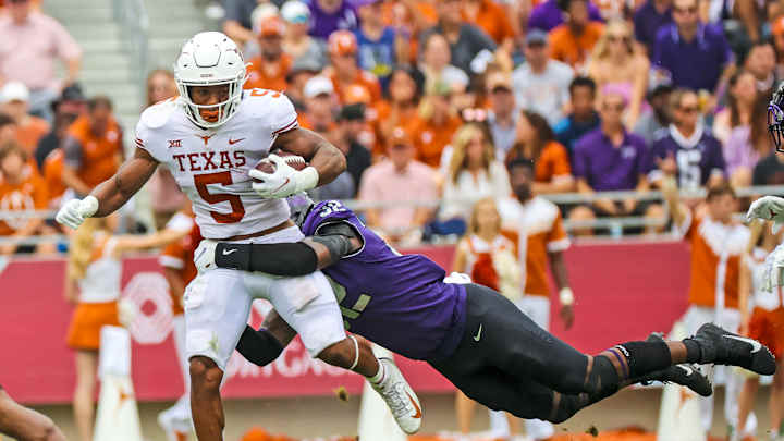 Texas' Bijan Robinson: A Heisman Front-Runner in Every Way Texas' Bijan Robinson: A Heisman Front-Runner in Every Way