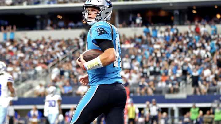 WATCH: NFL QB Sam Darnold's League-Leading Rushing Touchdown Against Dallas Cowboys WATCH: NFL QB Sam Darnold's League-Leading Rushing Touchdown Against Dallas Cowboys