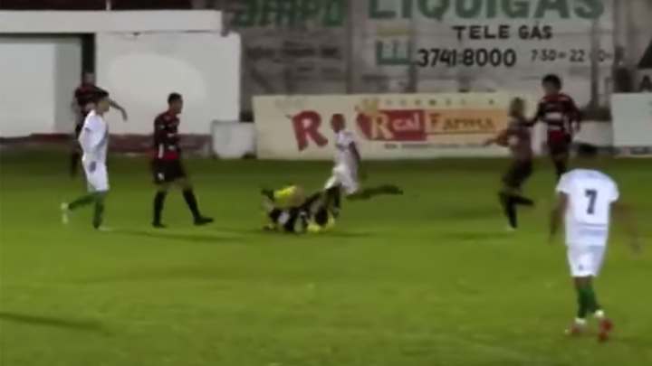 Brazilian Soccer Player Arrested for Kicking Referee in Head