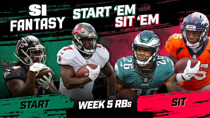 Start 'Em, Sit 'Em Fantasy Football Week 5: Running Backs - Fades, Sleepers, Matchups, DFS Bargains