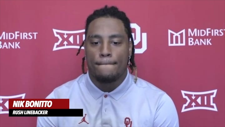 WATCH: Oklahoma LB Nik Bonitto Press Conference