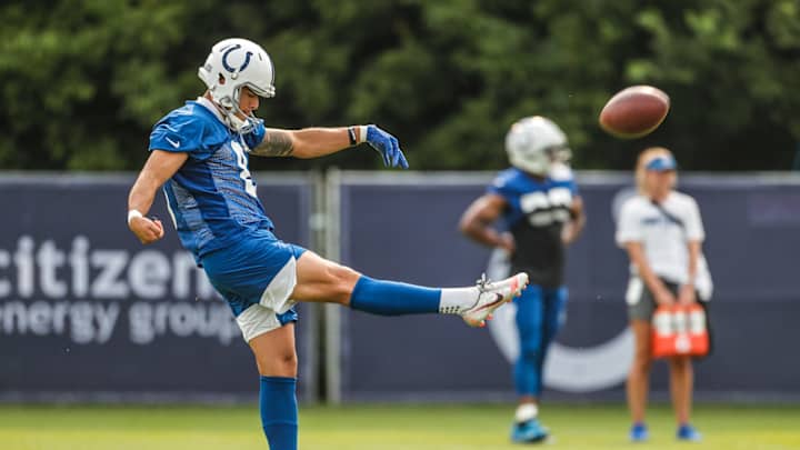 Colts' Rigoberto Sanchez Named AFC's Week 4 Special Teams Player of the Week