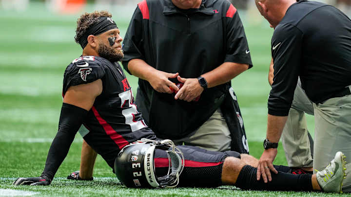 Falcons LISTEN: Erik Harris Injured; Rookie Richie Grant Time?