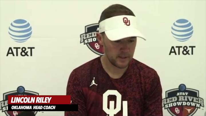 WATCH: Lincoln Riley Texas postgame