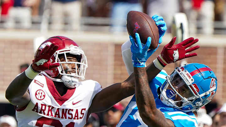 Defensive Woes: Sam Pittman, LB Hayden Henry at Loss for Lack of Tackling