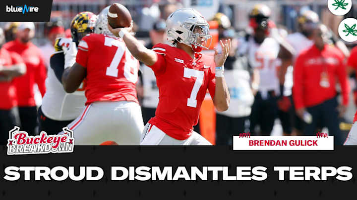 C.J. Stroud Shreds Maryland Defense In Near Perfect Performance