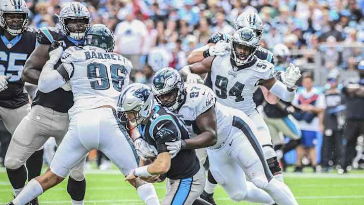 Eagles Defense Finds Market Correction vs. Panthers Eagles Defense Finds Market Correction vs. Panthers