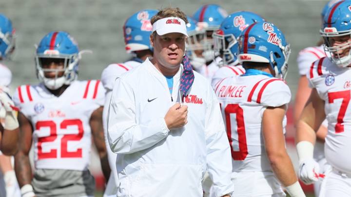 Watch: Lane Kiffin, Ole Miss Play "Rocky Top" at Practice