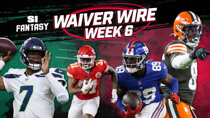 Waiver Wire Pickups & FAAB Advice for Week 6: Darrel Williams, Kadarius Toney, Devontae Booker, Geno Smith