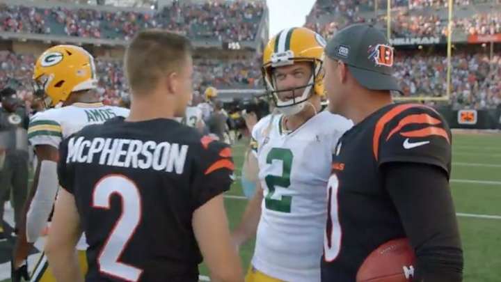 Watch: Mason Crosby and Evan McPherson Talk After Combining for Five Missed Kicks