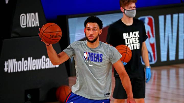 Ben Simmons Takes Physical for Sixers, Briefly Met With Team Officials