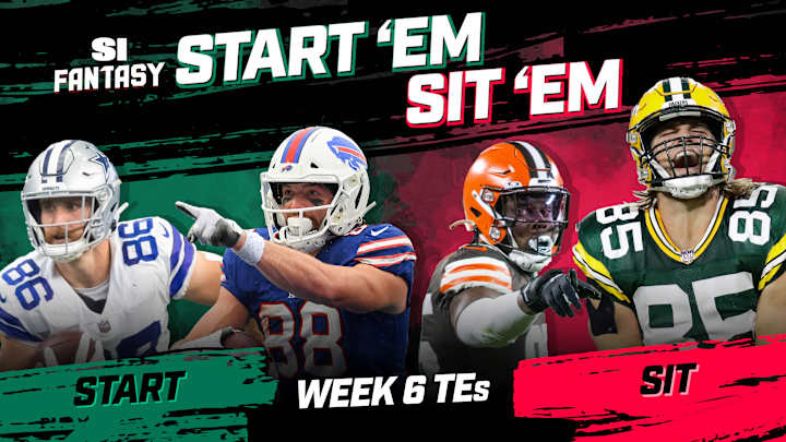 Start 'Em, Sit 'Em Fantasy Football Week 6: Tight Ends - Fades, Sleepers, Matchups, DFS Bargains