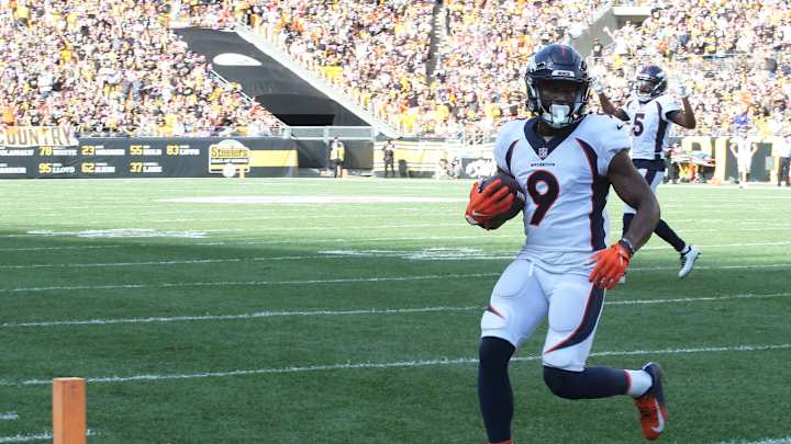 Fangio Gushes on Broncos' Kendall Hinton: 'He's Become a Good Receiver' Fangio Gushes on Broncos' Kendall Hinton: 'He's Become a Good Receiver'