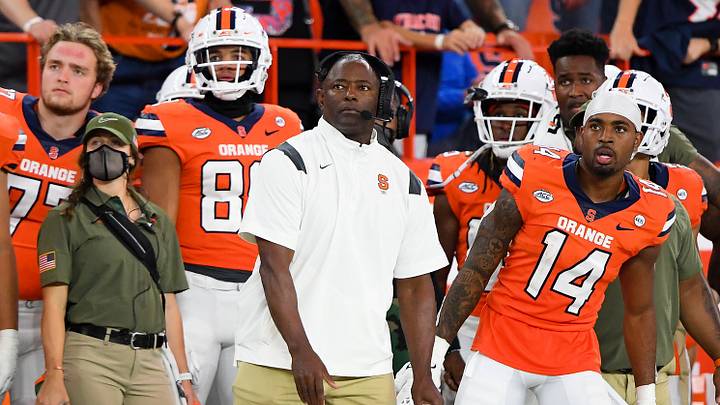 Despite Offensive Struggles, Syracuse HC Dino Babers Says That's 'Still Clemson Over There' Despite Offensive Struggles, Syracuse HC Dino Babers Says That's 'Still Clemson Over There'