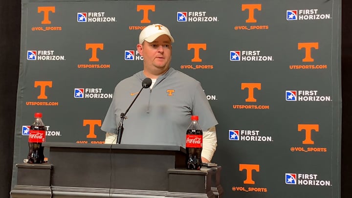 Watch: Josh Heupel Addresses Media for Final Time in Ole Miss Week